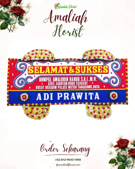 Papan Bunga Ucapan Selamat Sumbersewu